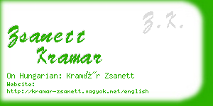 zsanett kramar business card